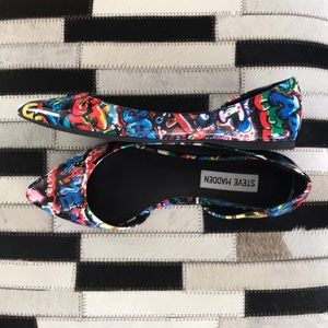 NEW Steve Madden Graffiti D’Orsay Flats - Size 6